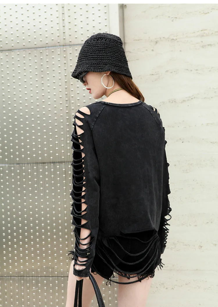 Amax LuluE 2025 Korean Design Summer Womens Sexy Off Shoulder Tshirts Ladies Vintage Punk Style Tees Female Oversized Streetwear