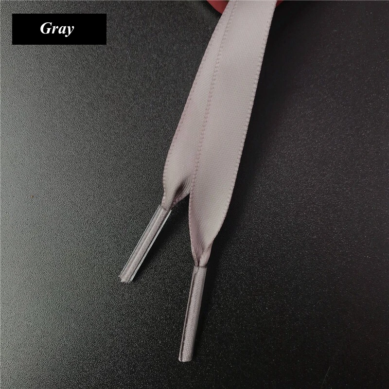 New Silk Shoe Laces Satin Ribbon Flat Shoelaces Women Sneakers Shoelace Boots Laces for Shoes Length 80CM 100CM 120CM 150CM1Pair