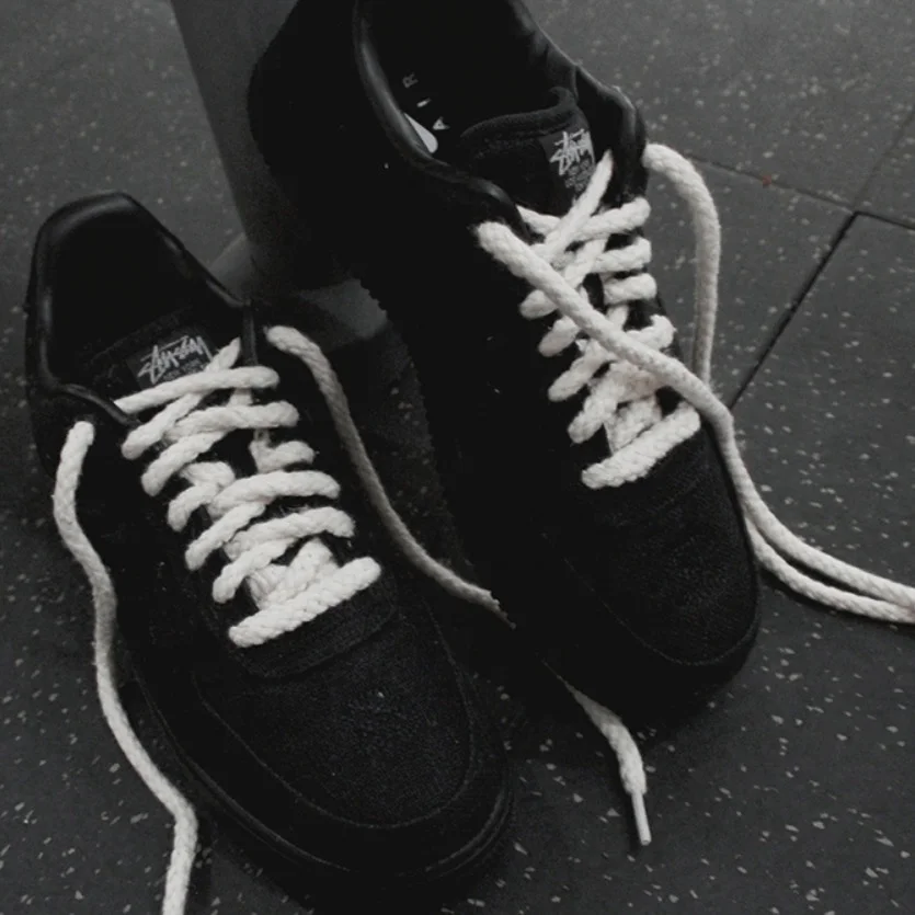 Linen Shoelaces Decoration Accessories Suitable Board Shoes Basketball Shoes Sneakers Cotton Shoe Laces Dunk SB AF1AJ Shoe Rope