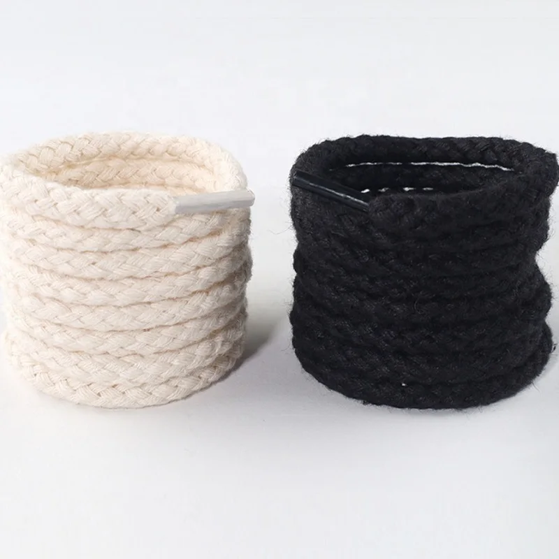 Linen Shoelaces Decoration Accessories Suitable Board Shoes Basketball Shoes Sneakers Cotton Shoe Laces Dunk SB AF1AJ Shoe Rope