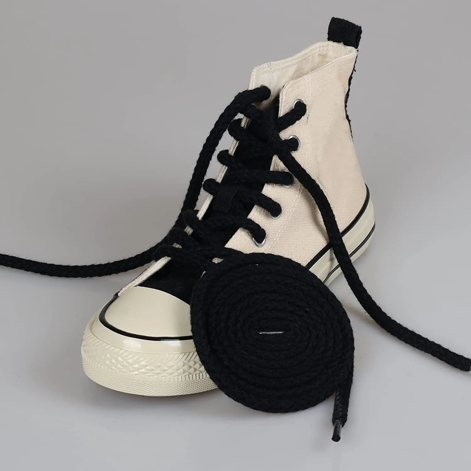 Linen Shoelaces Decoration Accessories Suitable Board Shoes Basketball Shoes Sneakers Cotton Shoe Laces Dunk SB AF1AJ Shoe Rope