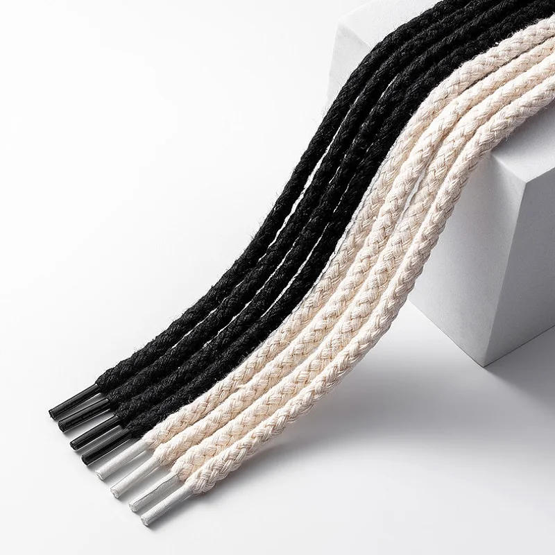 Linen Shoelaces Decoration Accessories Suitable Board Shoes Basketball Shoes Sneakers Cotton Shoe Laces Dunk SB AF1AJ Shoe Rope