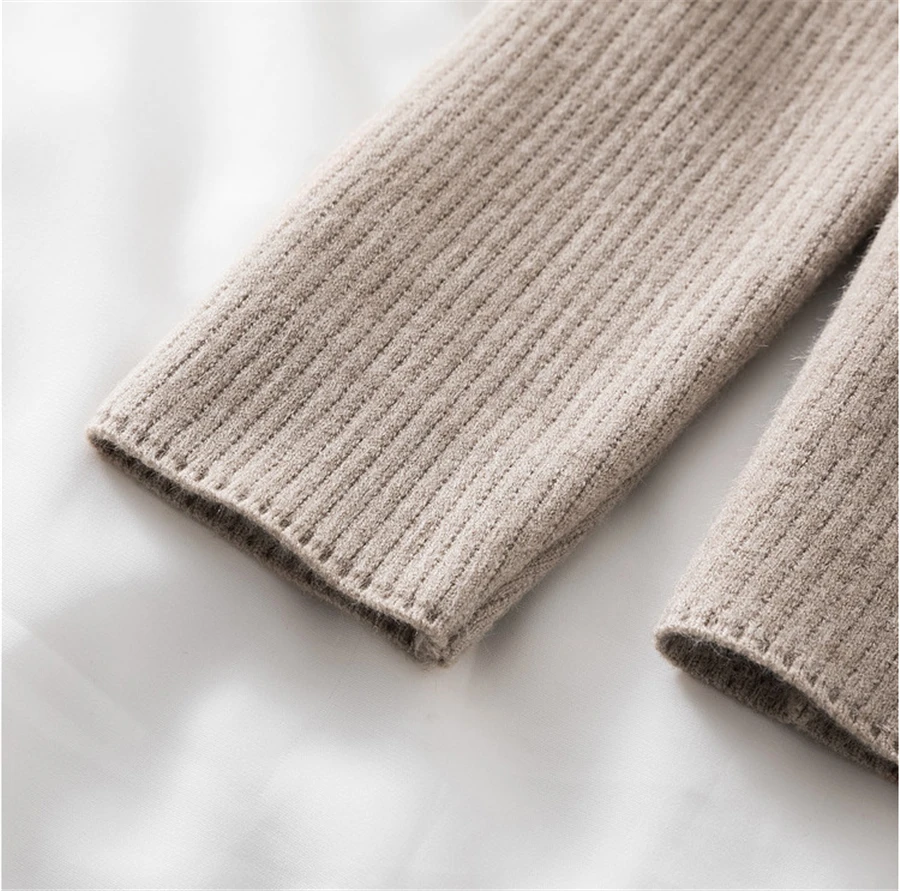 High-Quality Winter Plus Velvet Turtleneck Sweater Women Warm Slim Long Sleeve Elastic Knitted Pullovers Korean Knitwear Sweater