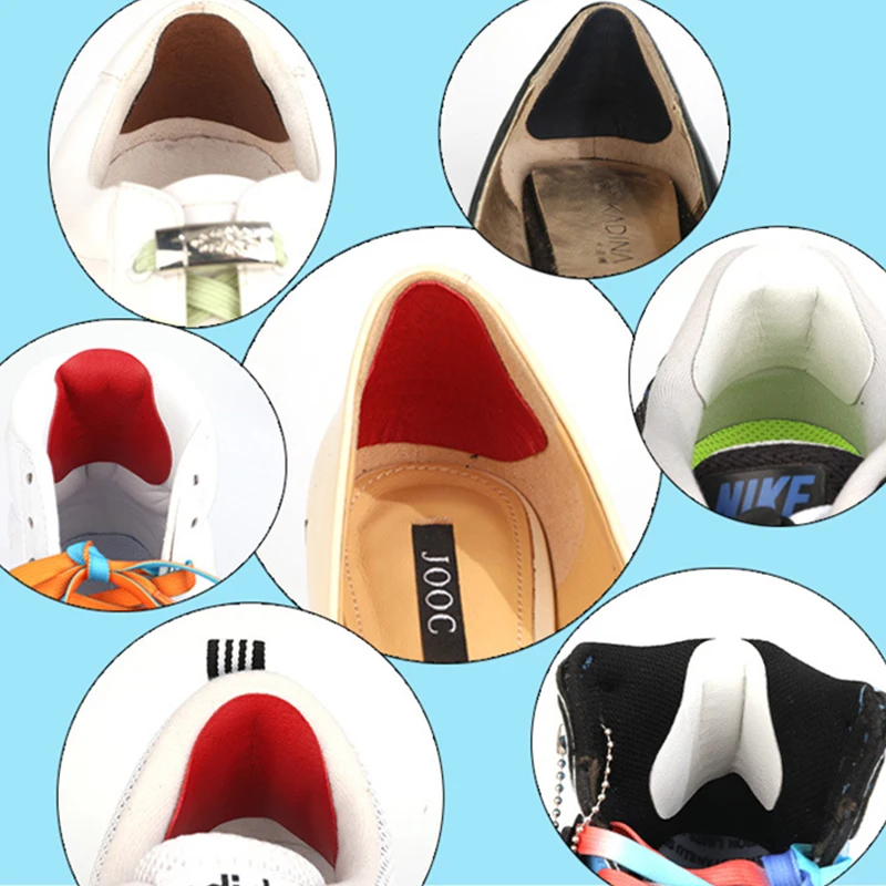 6Pcs Heel Wear Repair Allowance Self-adhesive Patches Shoe Heel Anti-wear Stickers Foot Care Pad Inserts Sneakers Heel Protector