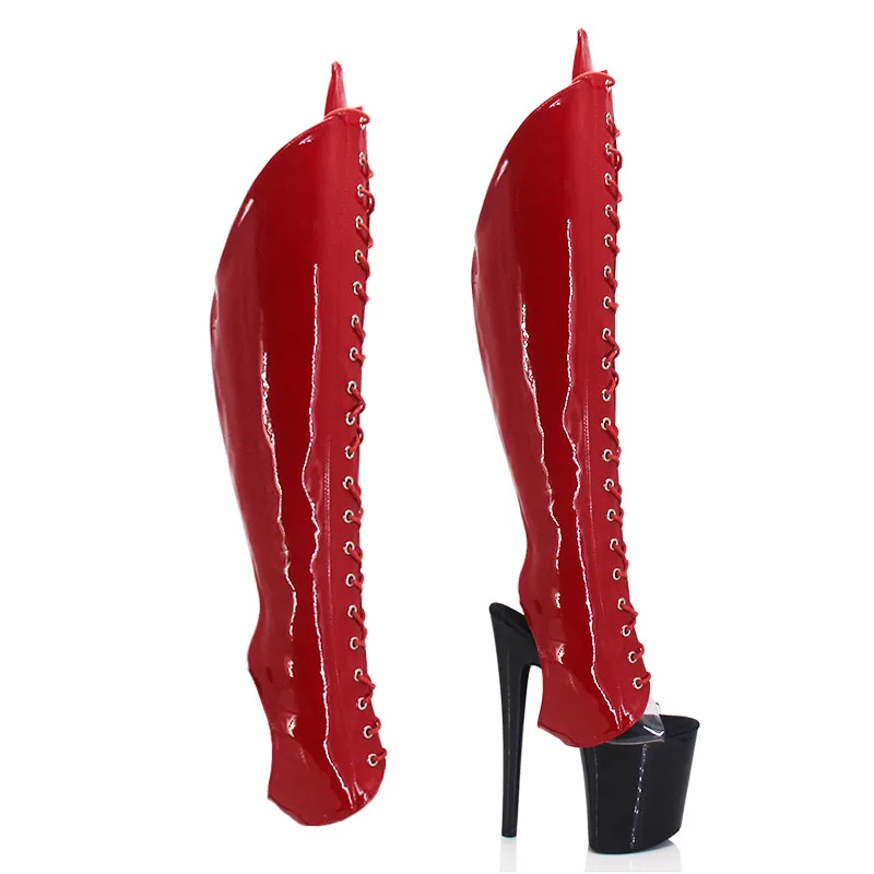 IDEAL MA New Custom Pole Dance Boot Shaft Sleeves With Knee Sponge, Fit For High Heel Sandals & Ankle Short Boots