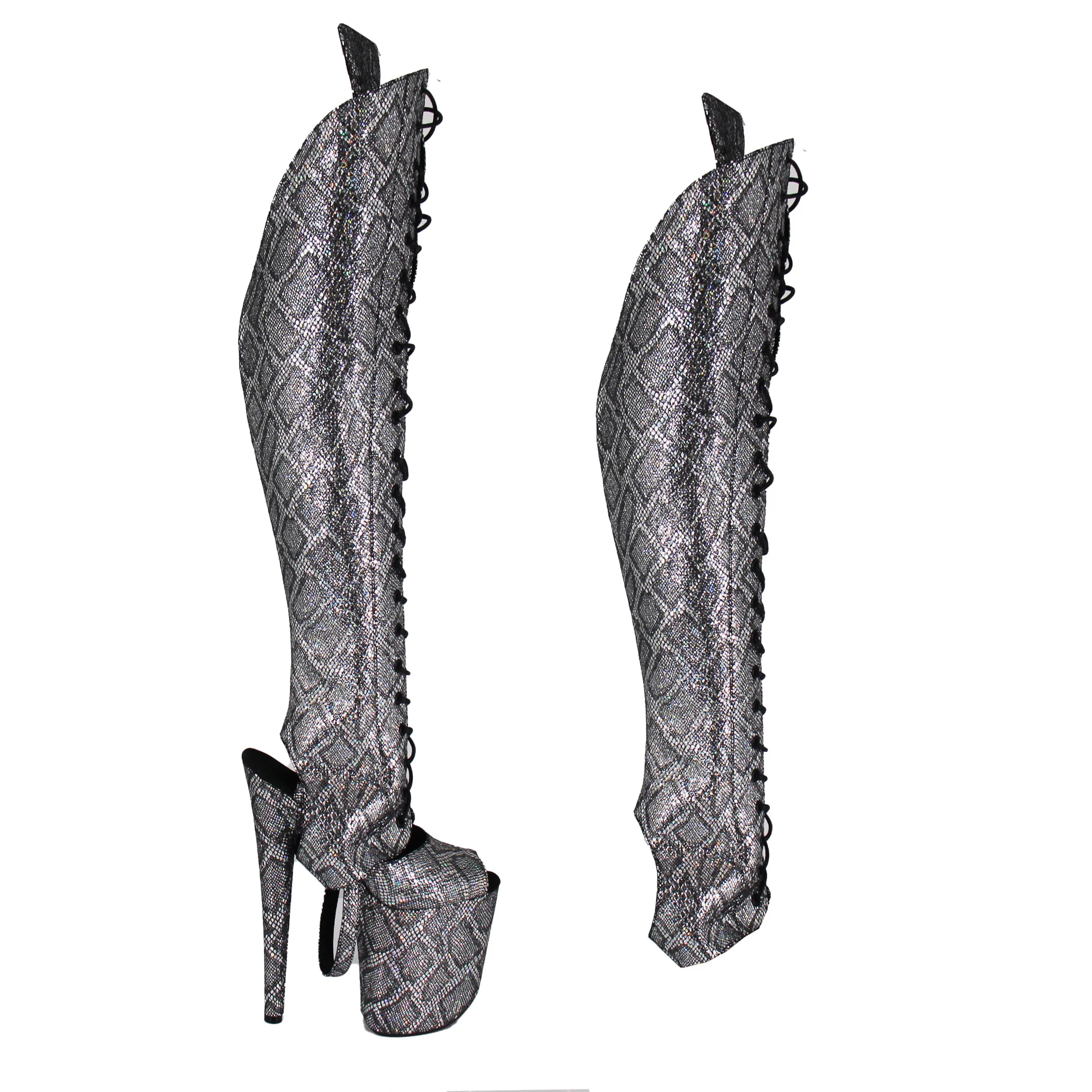 IDEAL MA New Custom Pole Dance Boot Shaft Sleeves With Knee Sponge, Fit For High Heel Sandals & Ankle Short Boots