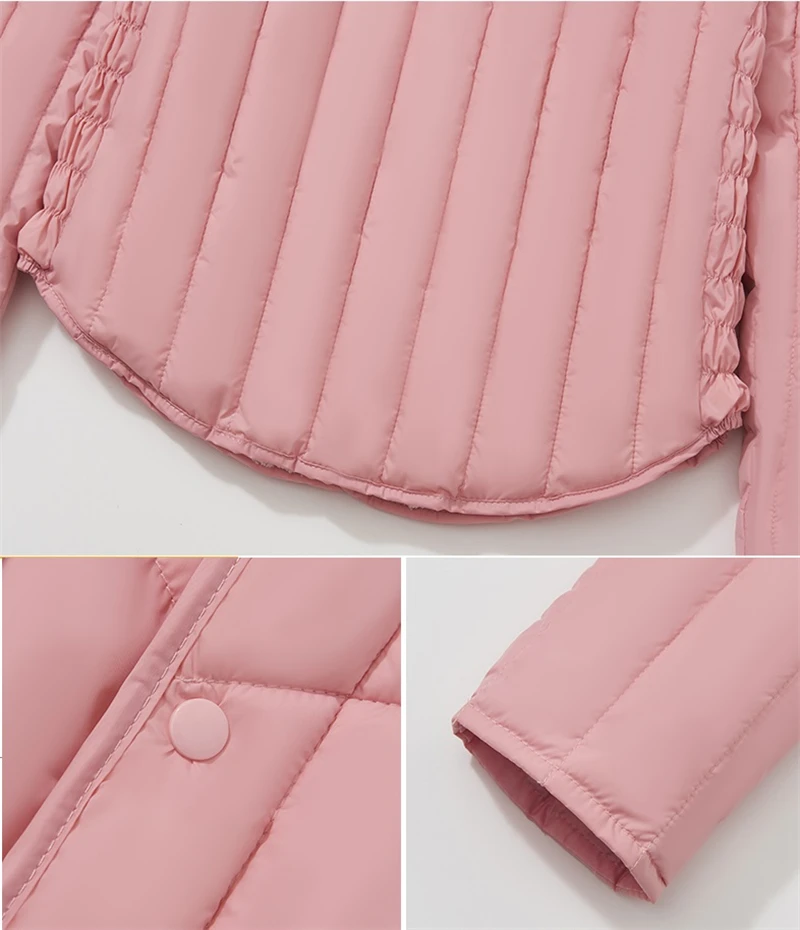 5XL Add Velvet Cotton Coat Women Lightweight Down Cotton Jacket 2024 Autumn And Winter Parkas Female Short Jackets Looes Coats