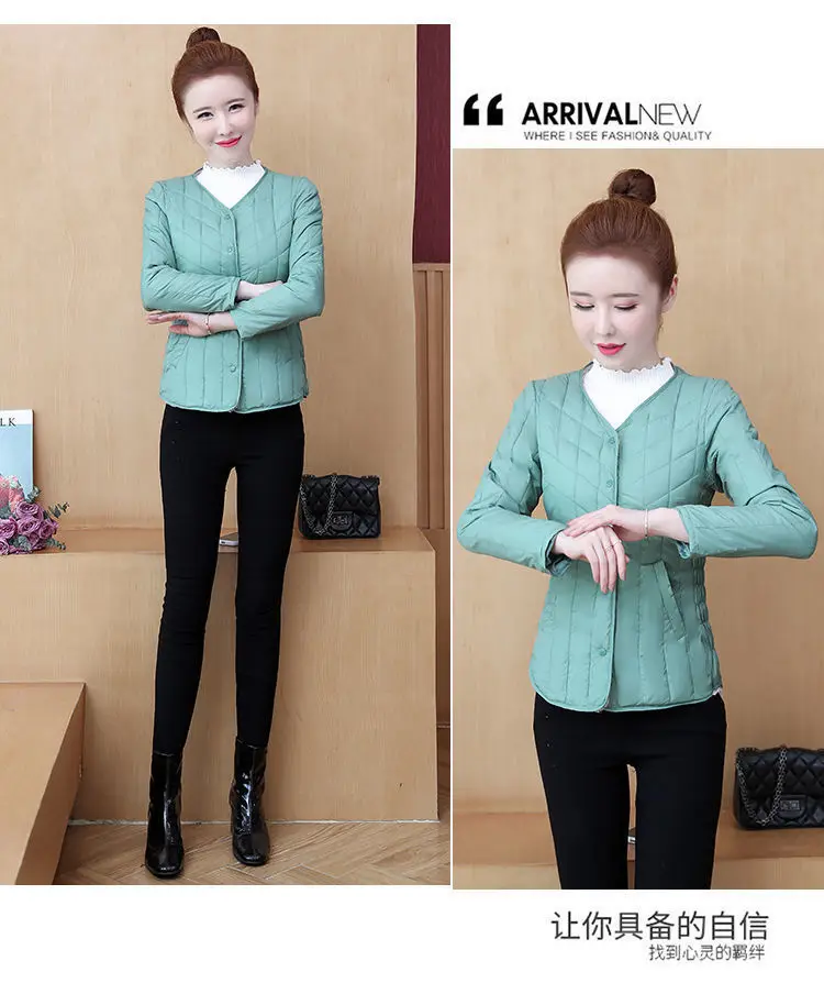 5XL Add Velvet Cotton Coat Women Lightweight Down Cotton Jacket 2024 Autumn And Winter Parkas Female Short Jackets Looes Coats