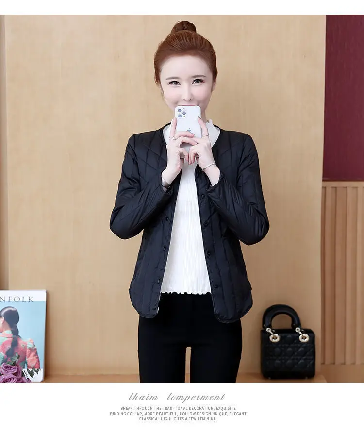 5XL Add Velvet Cotton Coat Women Lightweight Down Cotton Jacket 2024 Autumn And Winter Parkas Female Short Jackets Looes Coats