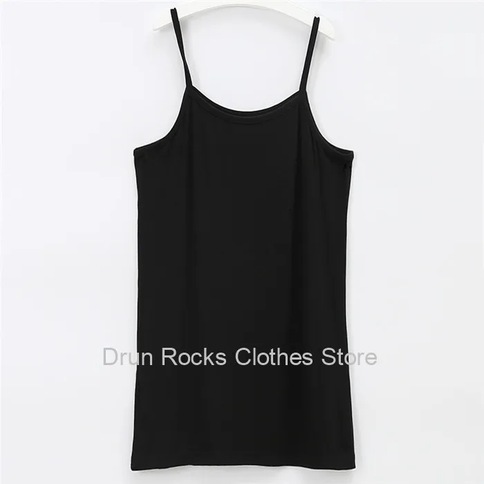 Women Tank Top Summer White Sexy Girl 7XL 8XL Black Tee Shirt Femme Plus Size 4XL 5XL 6XL Tops Modal Underwear Mujer Camis Vest