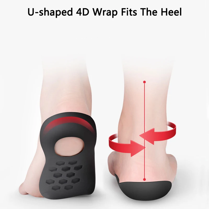 Orthotic Insoles for Plantar Fasciitis Pain Relief Therapy Flat Feet Arch Support Insoles for Shoes Women Men XO-Legs Corrector