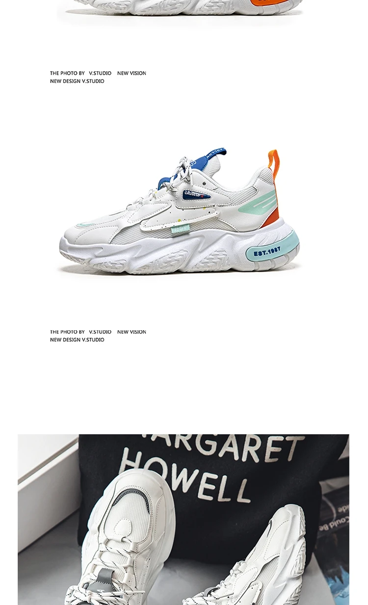 2023 New Fashion Shoes Men Chunky Sneakers Mesh Lightweight Trendy Casual Shoes Non-slip Tennis Sports Shoes Athletic