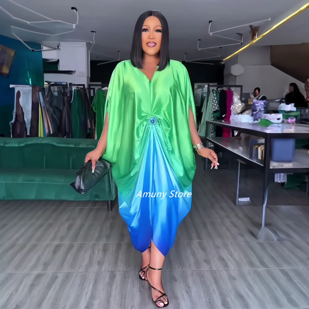 2023 Summer African Fashion Design Sleek Rayon Dress Nigeria's Latest Abaya