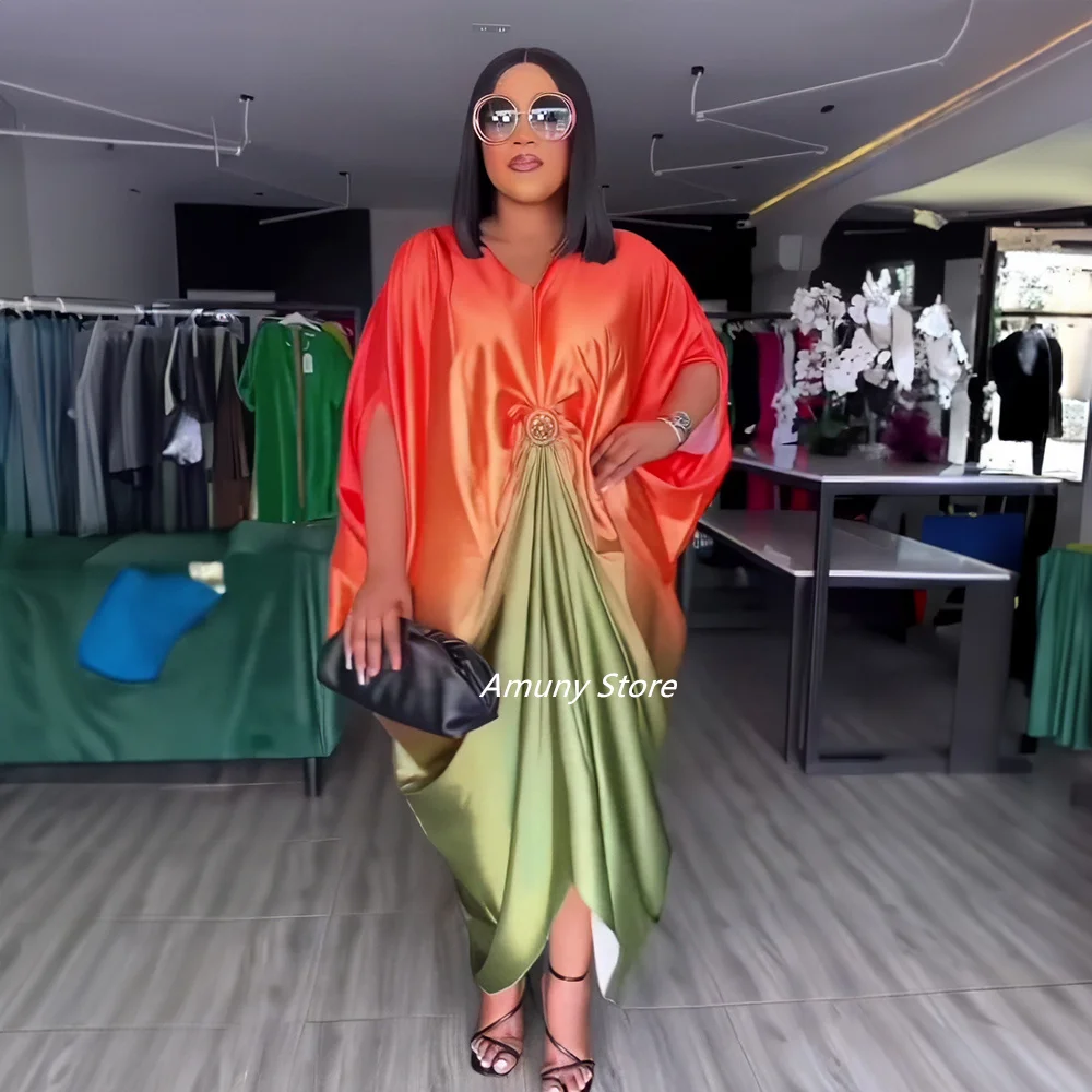 2023 Summer African Fashion Design Sleek Rayon Dress Nigeria's Latest Abaya