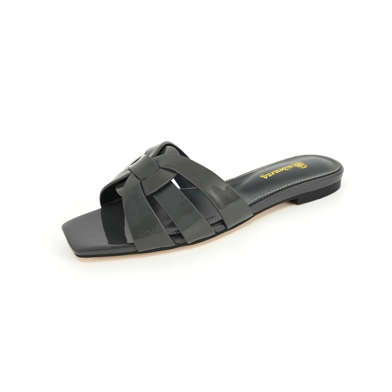 Elegant Party Women's Shoes Luxury Leather Slippers Comfortable Casual Shoes Open Toe Outdoor Beach Shoes Summer Plus Size 35-44