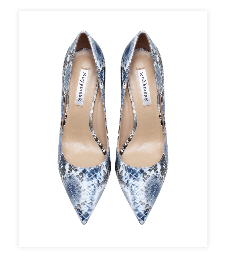 Heels For Women 2024 Luxury Women's Pumps Snake Pattern High Heels Shoes Sexy Wedding Shoes Female Stiletto Shoes Ladies Shoes