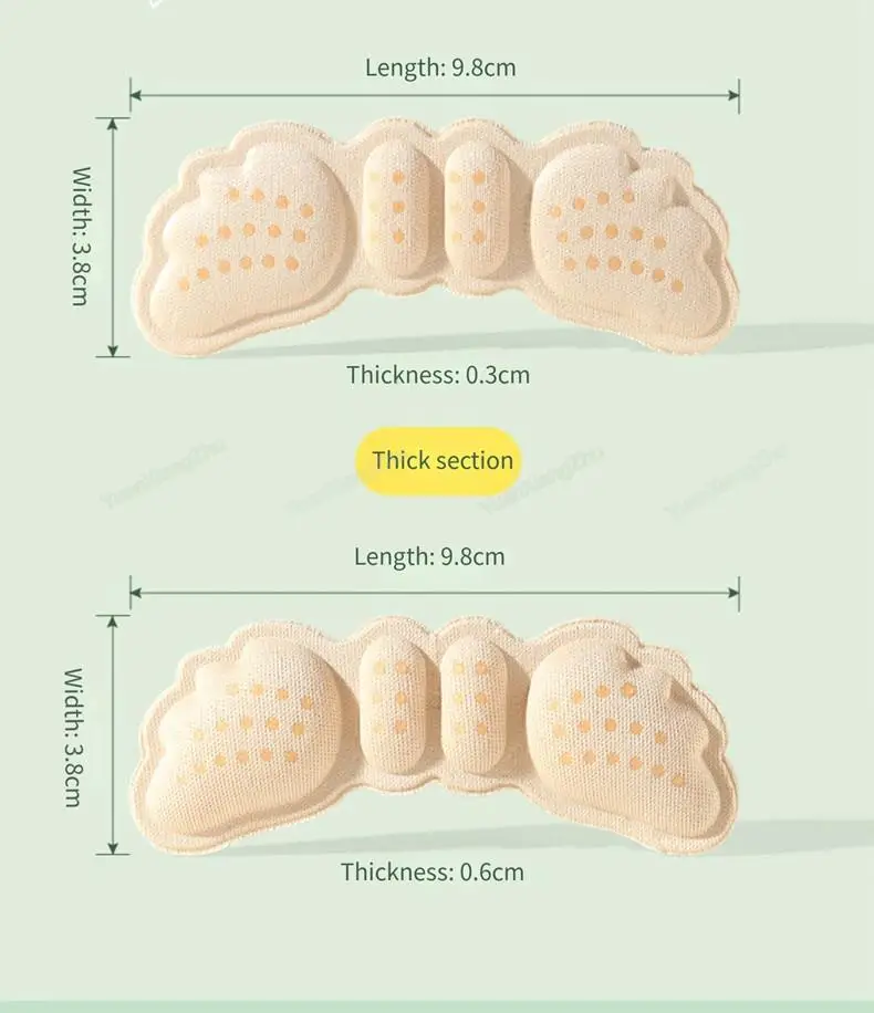 Heel Protectors Kids Shoes Heels Cushion Shoe Pads for Child Stickers Inserts Adjustable Size Shoes Insoles Foot Pain Relievers