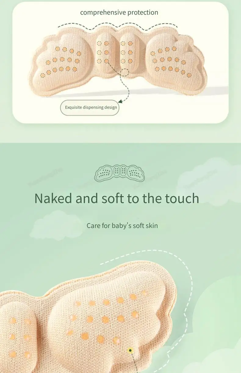 Heel Protectors Kids Shoes Heels Cushion Shoe Pads for Child Stickers Inserts Adjustable Size Shoes Insoles Foot Pain Relievers