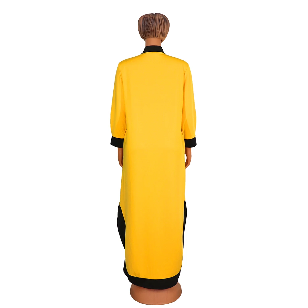 Turkey Stoned Pearled Maxi Shirt Dress African mom dress stretch fashion Embroidered Flares
