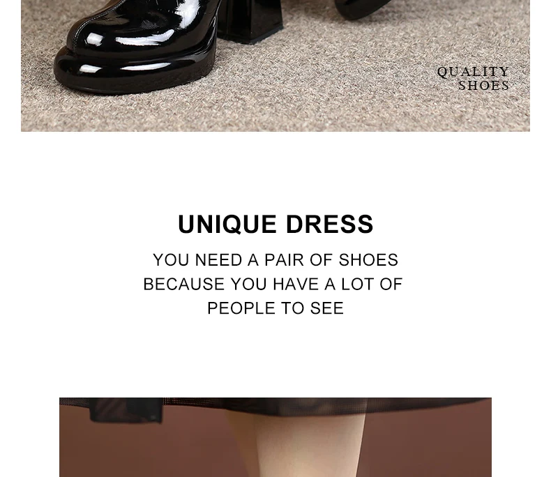 PRXDONG New Women's Square High Heels Genuine Cow Leather Luxury Shoes Fashion Comfortable Round Toe Ankle Boots Autumn Winter