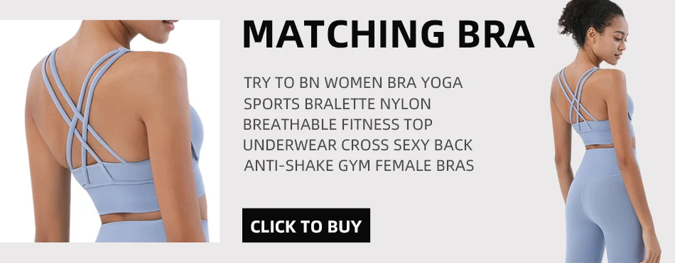 TRY TO BN Yoga Pants Women Sports Leggings Naked Feeling High Waisted Leggings Push Up Fitness Workout Tights Gym Woman Clothes