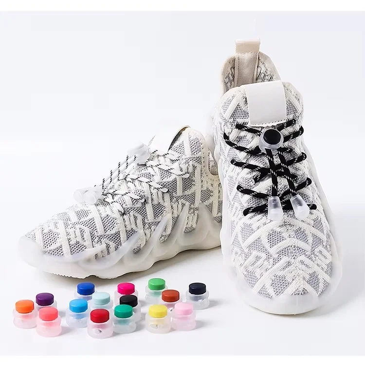 Elastic Round Lock Shoe laces Children's Sneakers Shoelaces without ties No Tie Shoelace Kids Adult Laces for Shoes Shoestrings