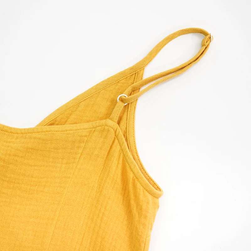 Summer 100% Cotton Muslin Women'S Dress V-Neck Tie-Up Sexy Sleeveless Bandage Long Maxi Dresses Party Holiday Vestido