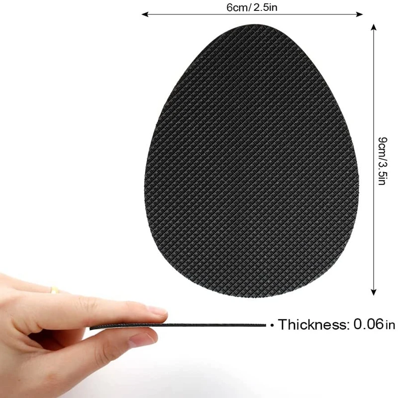 Self-Adhesive Anti-Slip Pads Sandal Shoes Mat High Heel Sole Protector Rubber Cushion Insole Forefoot High Heels Sticker Pads