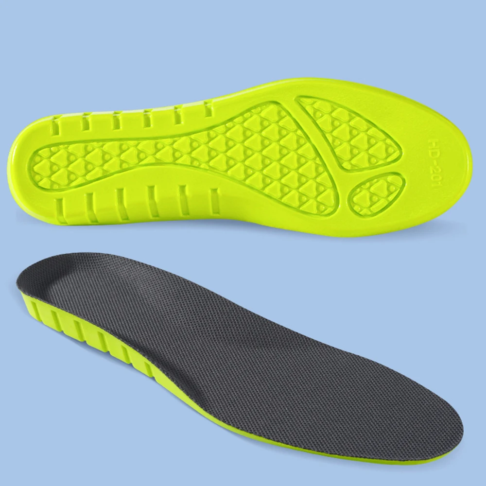 Memory Foam Sports Insoles for Shoes Men Women Sneakers Deodorant Shock Absorption Height Increase Insoles For Feet Arch Support