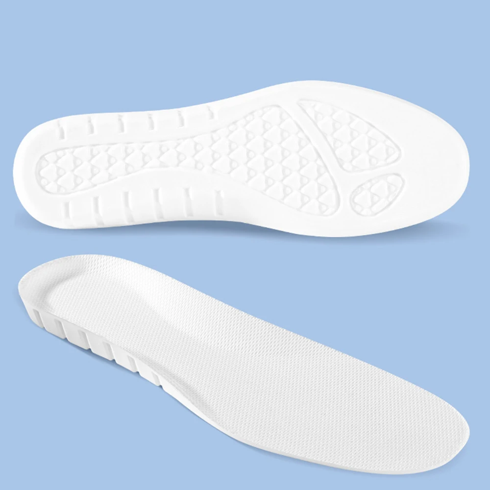 Memory Foam Sports Insoles for Shoes Men Women Sneakers Deodorant Shock Absorption Height Increase Insoles For Feet Arch Support