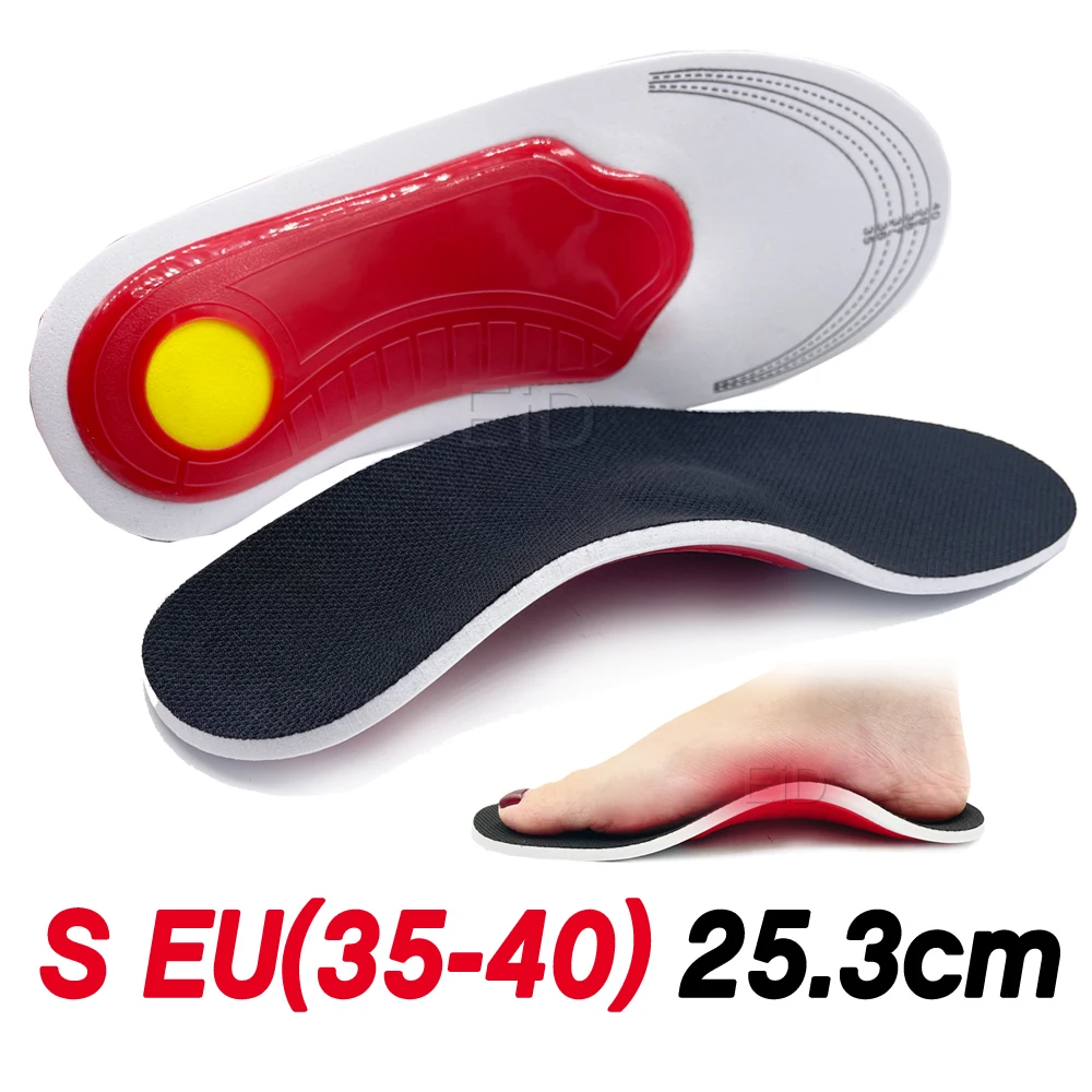 Orthopedic Insoles for Flat Foot Orthotics Gel shoes sole Insert Pad Arch Support Pad For Plantar fasciitis Feet Care man women
