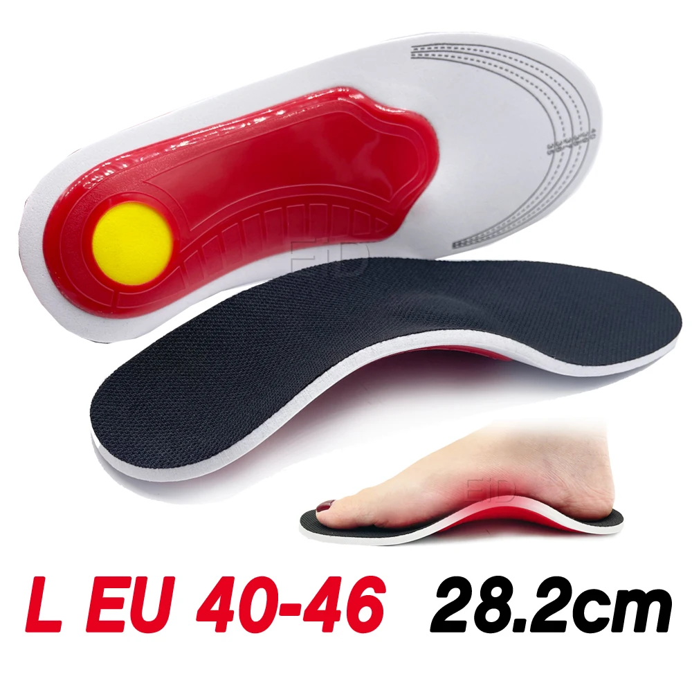 Orthopedic Insoles for Flat Foot Orthotics Gel shoes sole Insert Pad Arch Support Pad For Plantar fasciitis Feet Care man women