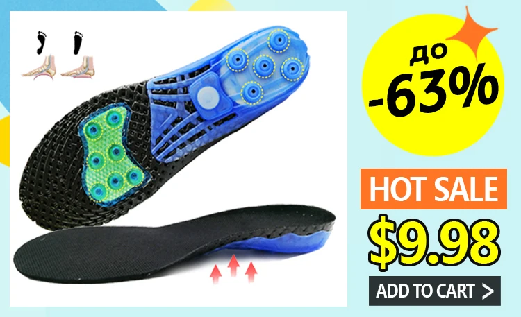 Orthopedic Insoles for Flat Foot Orthotics Gel shoes sole Insert Pad Arch Support Pad For Plantar fasciitis Feet Care man women