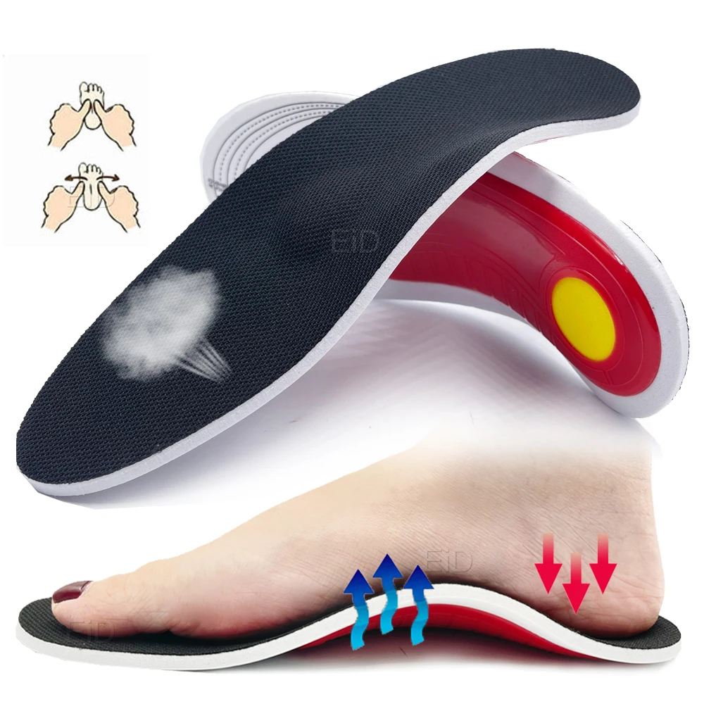 Orthopedic Insoles for Flat Foot Orthotics Gel shoes sole Insert Pad Arch Support Pad For Plantar fasciitis Feet Care man women