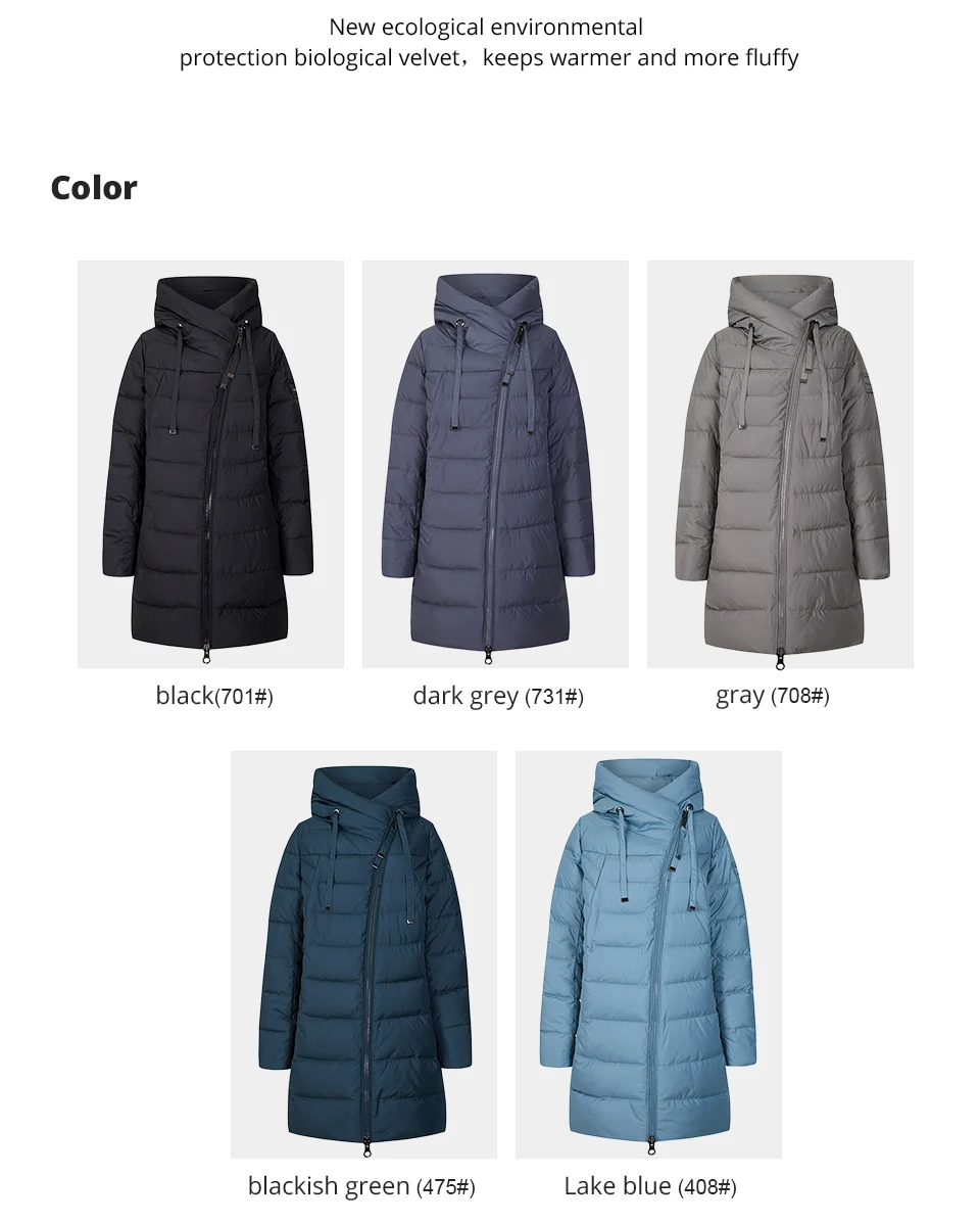 GASMAN 2022 Women's down jacket Fashion Classic Brand Woman winter parka Long Puffer plus size 6xl Warm coat women Hot sale 180