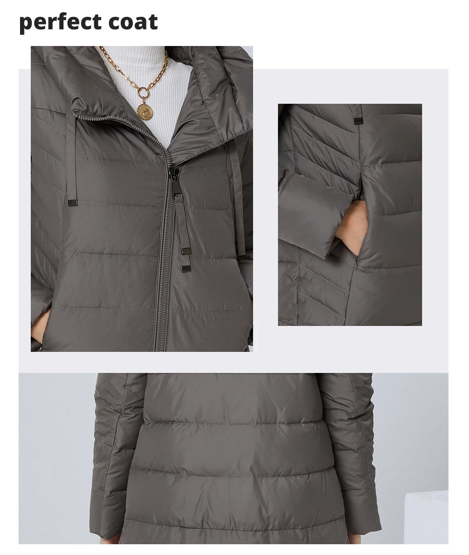 GASMAN 2022 Women's down jacket Fashion Classic Brand Woman winter parka Long Puffer plus size 6xl Warm coat women Hot sale 180