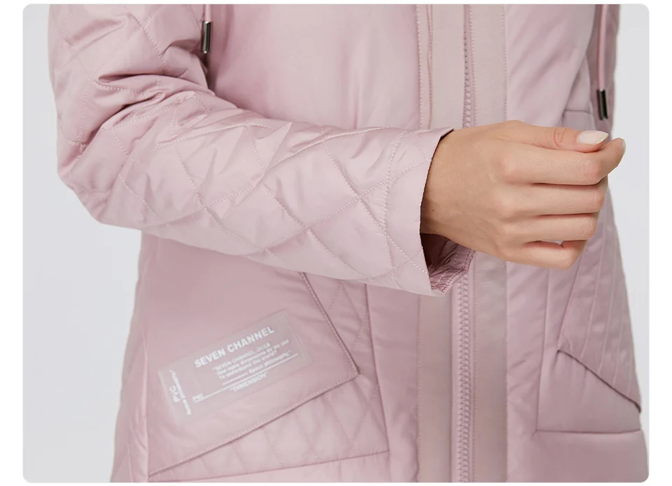GASMAN 2022 New trench Coat female Women's spring jacket Autumn coat women long parka outwear Slim fashion casual Jackets 21150
