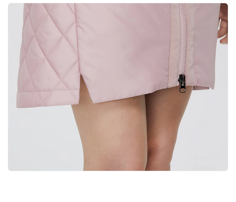 GASMAN 2022 New trench Coat female Women's spring jacket Autumn coat women long parka outwear Slim fashion casual Jackets 21150