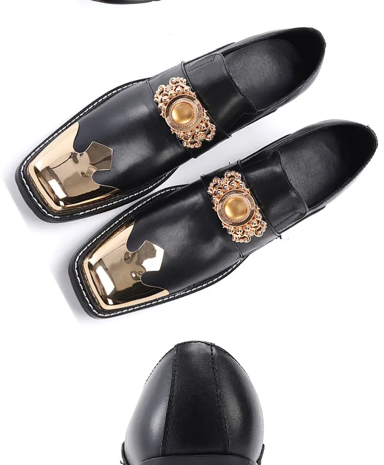 Men's Genuine Leather High‑Heel Height‑Increase Dress Shoes Luxury Business Casual Footwear For Spring Banquet Social Wedding Oc