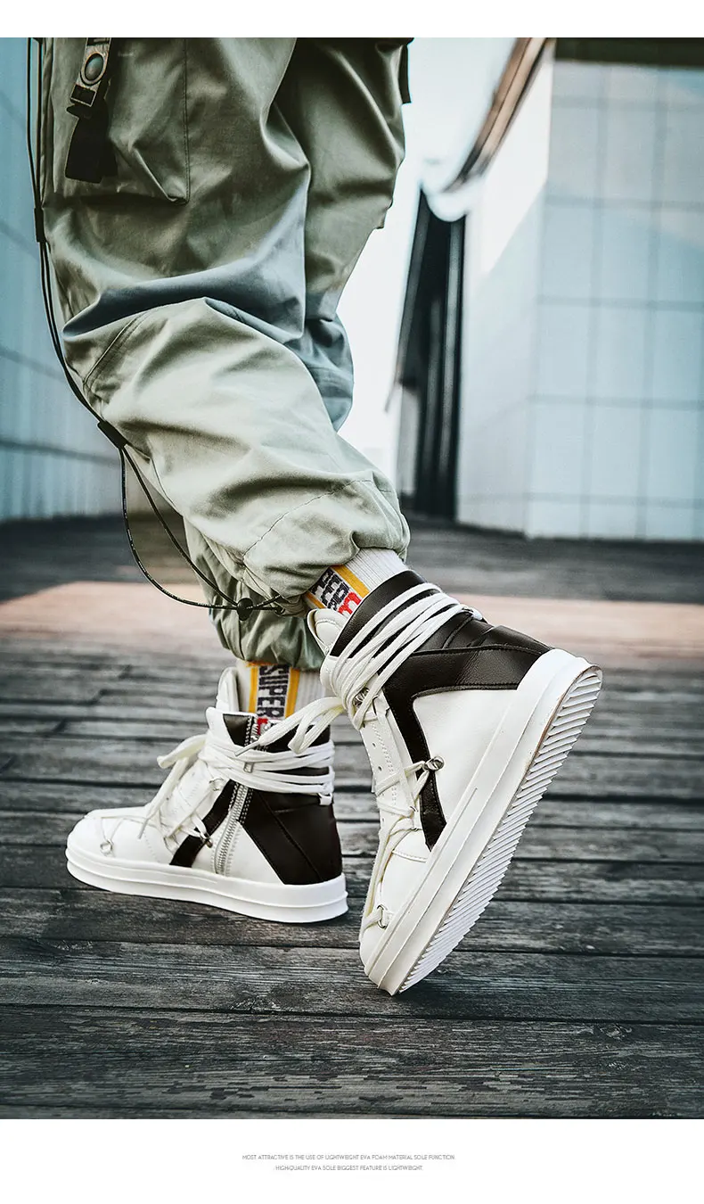 2023 High Quality Mens Casual Shoes Orange Luxury Designer Sneakers Men Lace Up High Street Fashion Trendy Men Platform Trainers