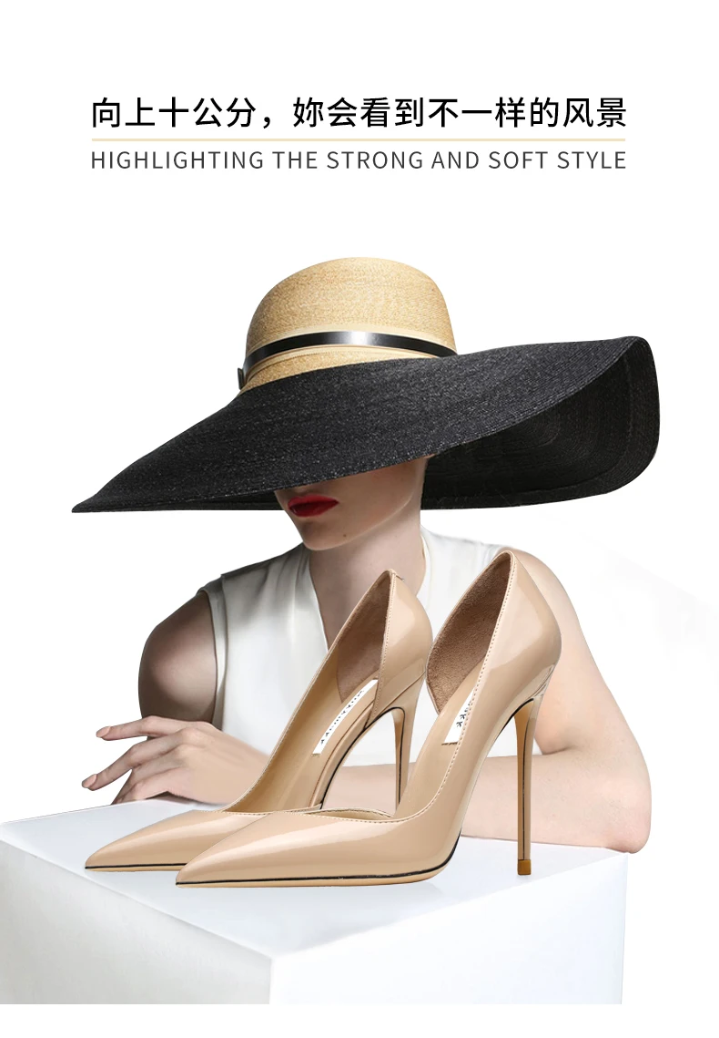 Heels For Women 2026 Genuine Leather Luxury Women's Pumps Spring High Heels Shoes Classics Pumps Fashion Pointed Toe Elegant 8cm
