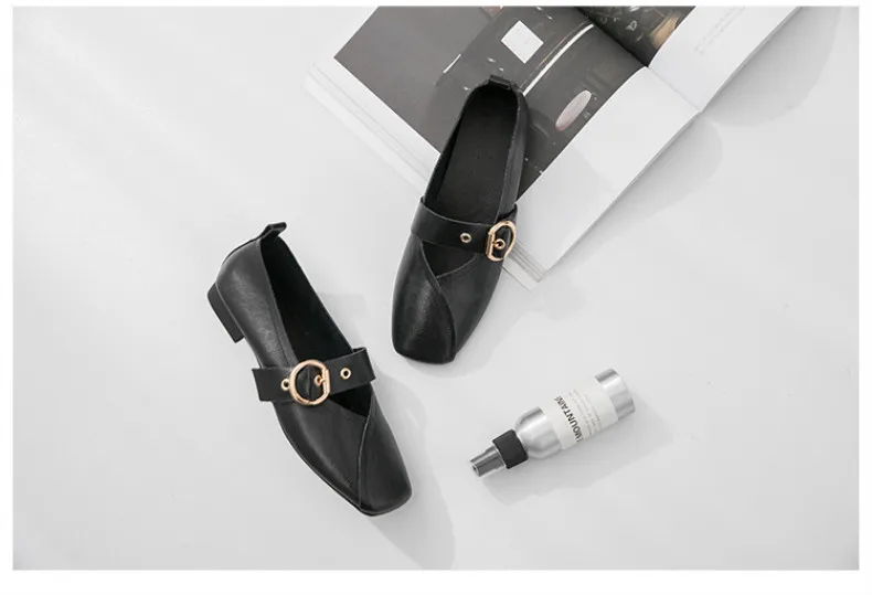 AIYUQI Casual Women Shoes 2026 Spring New Genuine Leather Mother Flat Shoes Big Size 41 42 43 Square Soft Bottom Women Shoes
