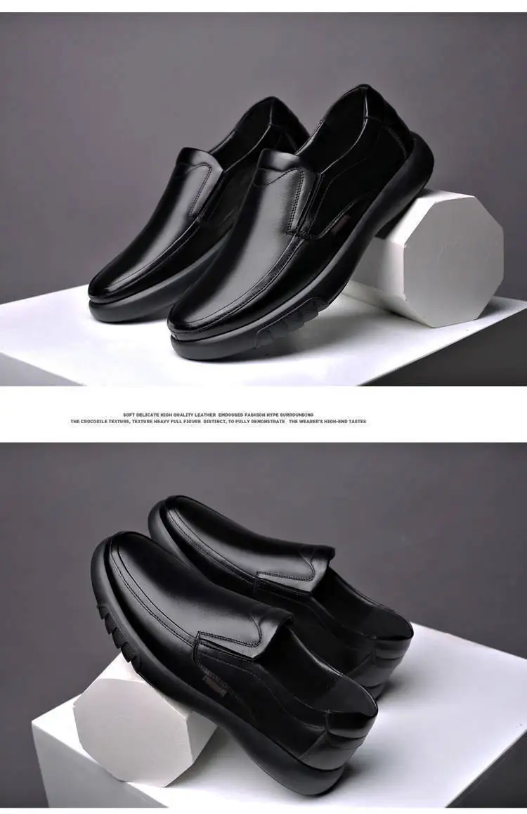 New Black Shoes Men Loafers Breathable Soft Moccasins Man High Quality Casual PU Leather Boat Shoes Men Flats Male Driving Shoes