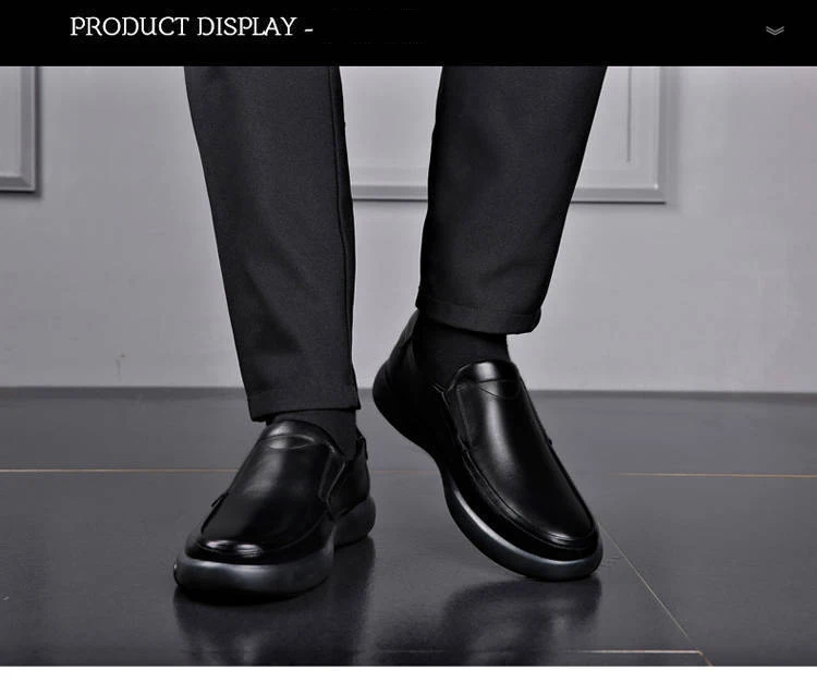 New Black Shoes Men Loafers Breathable Soft Moccasins Man High Quality Casual PU Leather Boat Shoes Men Flats Male Driving Shoes