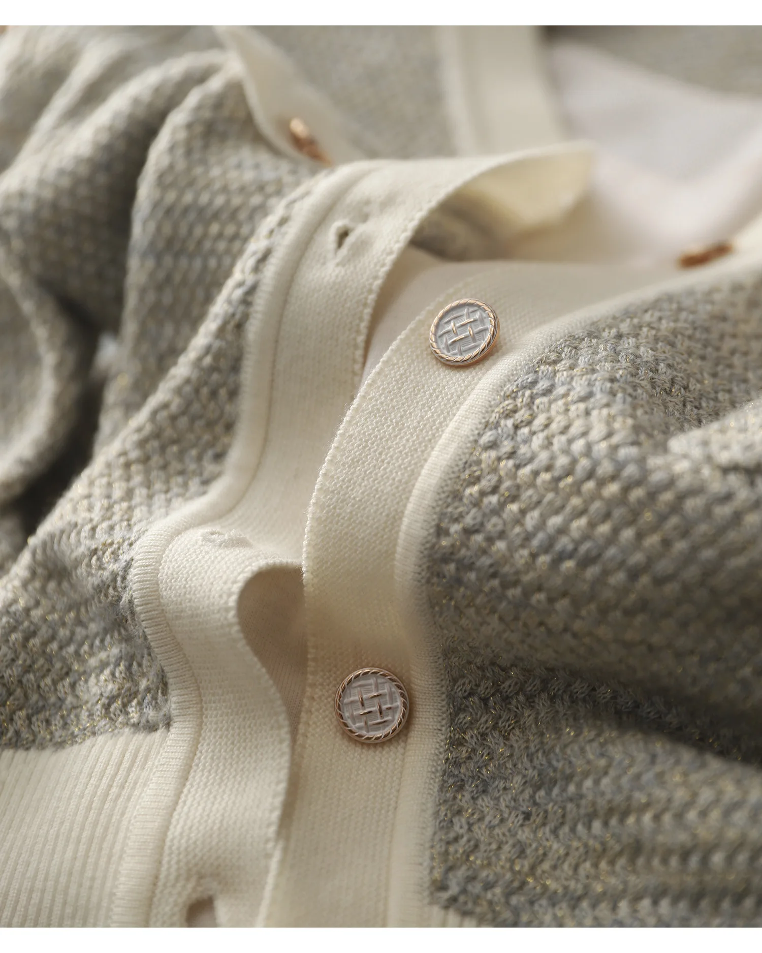 Temperament small fragrant wind cashmere knit cardigan female spring and autumn new V-neck jacket loose sweater thin wool coat
