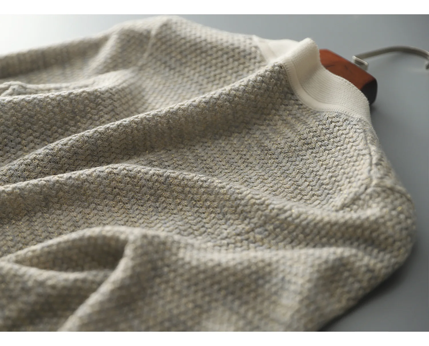 Temperament small fragrant wind cashmere knit cardigan female spring and autumn new V-neck jacket loose sweater thin wool coat