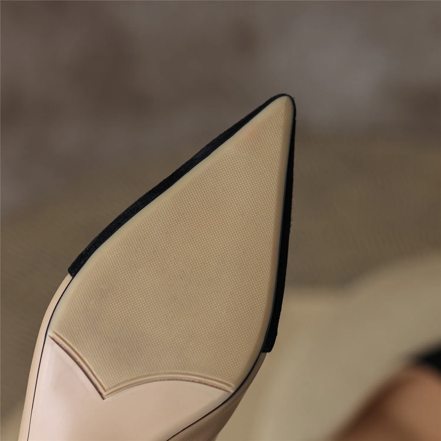 Black Sandals Women 2026 Summer Genuine Leather Slingback Elegant Mid Heel Pointed Comfortable Light Female Shoes Big Size 42