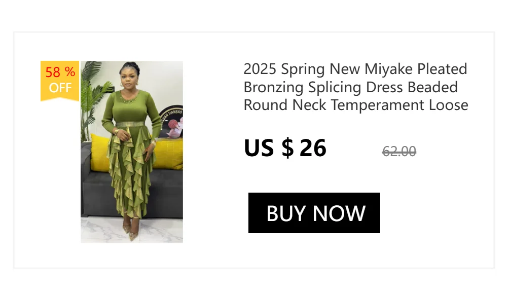 Miyake Pleated Dress Mid-length Fake Two-way Stitching Design Casual Loose Self-Cultivation Skirt Black and Gray 2021 Summer New