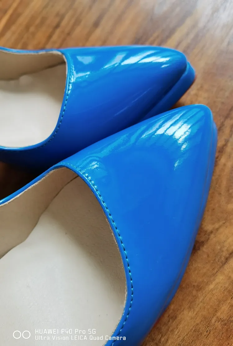 MKKHOU Fashion Pumps New Pointed Toe Stiletto 16cm High Heel Shoes Ankle Buckle Strap Rivet Punk Style Modern Women Shoes