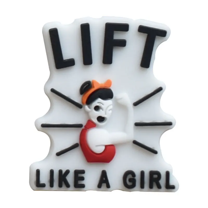 Fitness Shoe Charms for Crocs Accessories Men Clogs Pins Women Badges Boy Girls Jeans Kids Decorations Buckle Shoes Accessories
